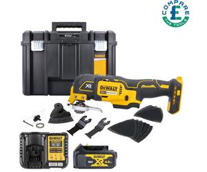 DeWalt DCS355N 18V MultiTool With Accessories + 1 x 4Ah Battery, Charger & Case