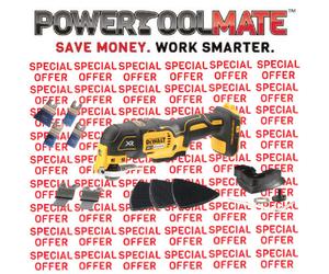 DeWalt DCS355N 18V XR Brushless Multi-Tool & Smart H4MAK 4 Piece Blade Set 34pcs