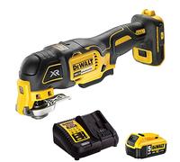 Dewalt DCS356N 18V Brushless Oscillating Multitool with 1 x 5.0Ah Battery & Charger