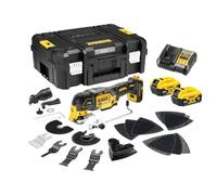 Dewalt DCS356P2 18v XR Brushless 3 Speed Multi Tool +35 Accessories +Tstak 2x5ah