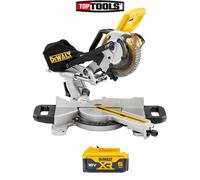 Dewalt DCS365 18V XR Cordless Li-Ion Mitre Saw 184mm With 1 x 5.0Ah Battery