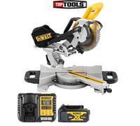 Dewalt DCS365 18V XR Cordless Mitre Saw 184mm With 1 x 4.0Ah Battery & Charger