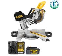 Dewalt DCS365 18V XR Cordless Mitre Saw 184mm With 1 x 4.0Ah Battery & Charger