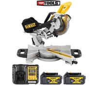 DeWalt DCS365M2 Cordless XPS 184mm Mitre Saw 18 Volt 2 x 4.0Ah Li-Ion