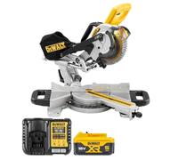 Dewalt DCS365N 18V Cordless 184mm Mitre Saw with 1 x 5.0Ah Battery & Charger