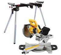 DeWalt DCS365N 18V Cordless 184mm XR Slide Mitre Saw Body Only with Leg Stand