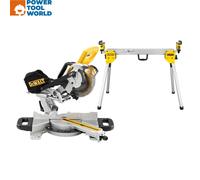 DeWalt DCS365NKIT2 18v Cordless XR Li-Ion 184mm Mitre Saw Body Only + DE7033-...