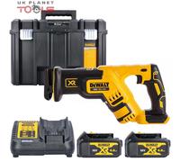 DeWalt DCS367 18V BL Recip. Saw, 2 x 4.0Ah Batteries, Charger & TSTAK VI Case