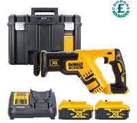Dewalt DCS367 18V Recip. Saw + 2 x DCB184, Charger & Case