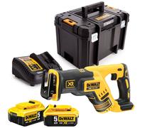 Dewalt DCS367 18V Recip. Saw + 2 x DCB184, Charger & Case