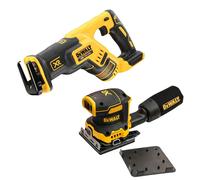 Dewalt DCS367N 18v XR Compact Brushless Reciprocating Saw & DCW200N Sander Bare