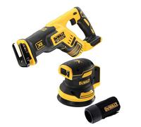 Dewalt Dcs367N 18V Xr Compact Brushless Reciprocating Saw & Dcw210N Sander Bare