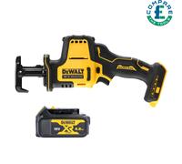 DeWalt DCS369 18V XR Brushless Compact Reciprocating Saw With 1 x 4.0Ah Battery