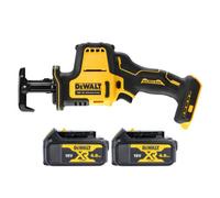 Dewalt Dcs369 18V Xr Cordless Brushless Sub Compact Reciprocating Saw With 2 X 4Ah Batteries