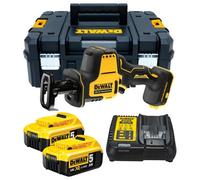 Dewalt DCS369P2 18v XR Sub Compact Brushless Reciprocating Saw - 2x5.0ah Batt
