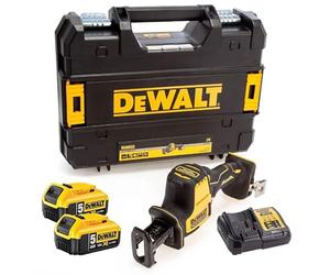 DeWalt DCS369P2 Compact Electric Saw Tools, Reciprocating Saw 18V XR (2 x 5.0 Ah) in TSTAK