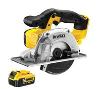 DeWalt DCS373N 18V XR 140mm Metal Cutting Circular Saw with 1 x 5.0Ah Battery