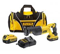 Dewalt Dcs380M2 18V Xr Reciprocating Sabre Saw + 2 X 4.0Ah Battery Charger + Bag