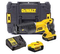 Dewalt DCS380M2 18v XR Reciprocating Sabre Saw + 2 x 4.0ah Battery + Tstak Case