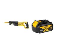 DEWALT DCS380N-XJ 18V XR Lithium-Ion Body Only Reciprocating Saw, Yellow/Black, 9.8 cm*46.8 cm*15.0 cm + DEWALT Battery