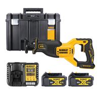 DeWalt DCS382 18V Brushless Reciprocating Saw+ 2 x 4Ah Batteries, Charger & Case
