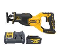 DeWalt DCS382 18V XR Brushless Reciprocating Saw With 1 x 4Ah Battery & Charger
