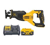 DeWalt DCS382 18V XR Brushless Reciprocating Saw With 1 x 5Ah Battery & Charger