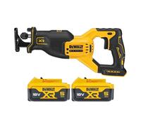 DeWalt DCS382 18V XR Brushless Reciprocating Saw With 2 x 5.0Ah Batteries