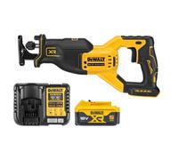 Dewalt Dcs382 18V Xr Cordless Brushless Reciprocating Saw With 1 X 5Ah Battery & Charger