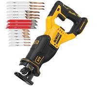 Dewalt Dcs382N 18V Xr Brushless Reciprocating Recip Saw Bare Tool + 15 Blades