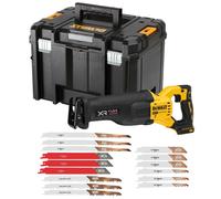 DeWalt DCS386NT-XJ 18V XR FLEXVOLT ADVANTAGE High-Power Reciprocating Saw Bare Unit + 15 Blades (TSTAK Case)