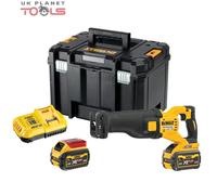 DeWalt DCS389T2 Cordless 54V FlexVolt Reciprocating Saw, 2X 6Ah Batteries, Charger and Caase