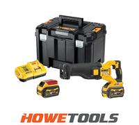 DeWalt DCS389T2 Cordless 54V FlexVolt Reciprocating Saw, 2X 6Ah Batteries, Charger and Caase