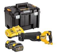 DeWalt DCS389T2 Cordless 54V FlexVolt Reciprocating Saw, 2X 6Ah Batteries, Charger and Caase