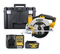 Dewalt Dcs391 18V Xr Li-Ion 165mm Circular Saw With 1 X 4Ah Battery Charger & Case Without Inaly
