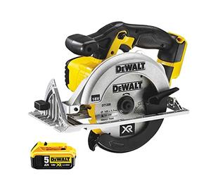 DEWALT DCS391N 18V 165mm XR Circular Saw with 1 x 5Ah Battery