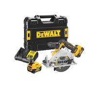 DeWalt Circular Saw DCS512 12V XR Brushless 140mm - 2 x 5Ah Li-ion, Charger & Case