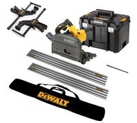 Dewalt Dcs520Nt 54V Xr Flexvolt Cordless Plunge Saw Bare +2 Guide Rails + Clamps