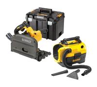 DEWALT DCS520NT 54v XR FLEXVOLT Plunge Saw Bare Tool TSTAK Case + DCV584L Vacuum