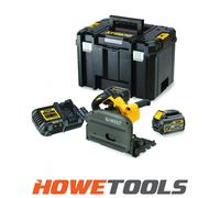 DEWALT DCS520T2-GB 54V XR Flexvolt Cordless Brushless Plunge Saw With 2 x 6.0Ah Batteries