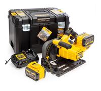 DEWALT DCS520T2-GB 54V XR Flexvolt Cordless Brushless Plunge Saw With 2 x 6.0Ah Batteries