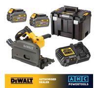 DEWALT DCS520T2-GB 54V XR Flexvolt Cordless Brushless Plunge Saw With 2 x 6.0Ah Batteries