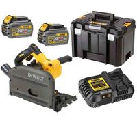 DeWALT DCS520T2-GB 54V XR FLEXVOLT Plunge Saw With 2x 6Ah Batteries