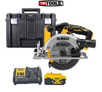 DeWalt DCS565 18v Brushless Circular Saw 165mm + 1 x 5Ah Battery ,Charger & Case