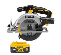 Dewalt Dcs565 18V Xr Cordless Brushless 165mm Circular Saw With 1 X 5Ah Battery