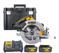 Dewalt DCS570 18V Brushless 184mm Circular Saw With 2 x 5Ah Batteries & Charger