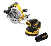DeWalt DCS570N 18v Brushless XR 184mm Circular Saw & DCW210N Orbital Sander