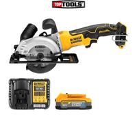 Dewalt DCS571 18V XR Brushless Circular Saw 115mm + 1 x 1.7Ah Battery & Charger