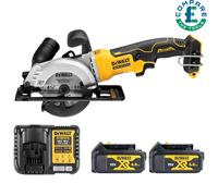 Dewalt DCS571 18V XR Brushless Circular Saw 115mm + 2 x 4Ah Batteries & Charger