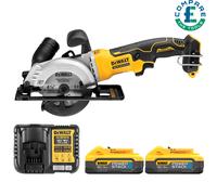 Dewalt DCS571 18V XR Brushless Circular Saw 115mm + 2 x 5Ah Batteries & Charger
